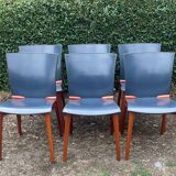 Series of 6 Cassina chairs by Josep Llusca