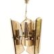 Design chandelier in smoked glass 6 lights