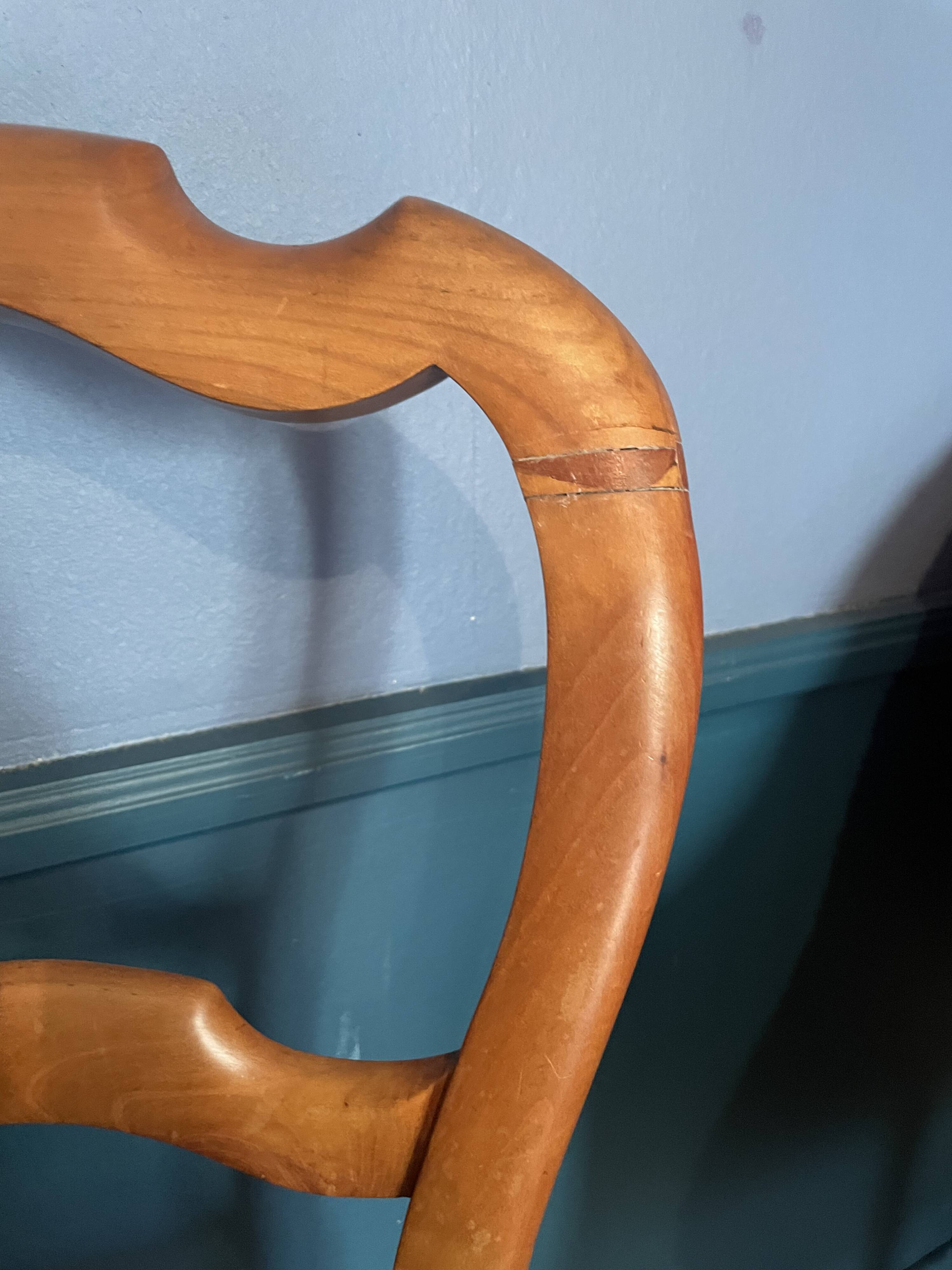 Chaise capitonnée