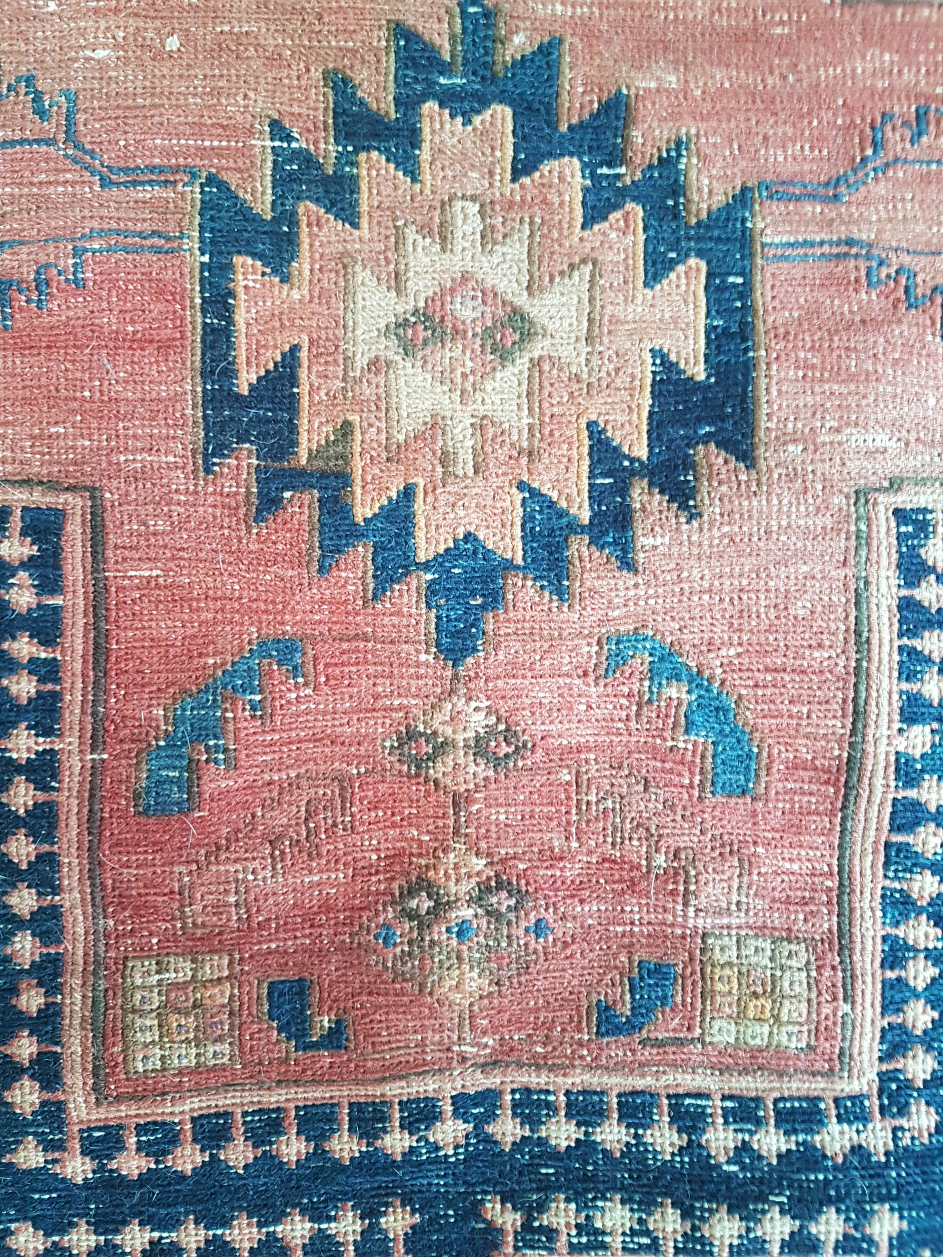 Handmade Persian Kilim 100% wool, 142x258cm