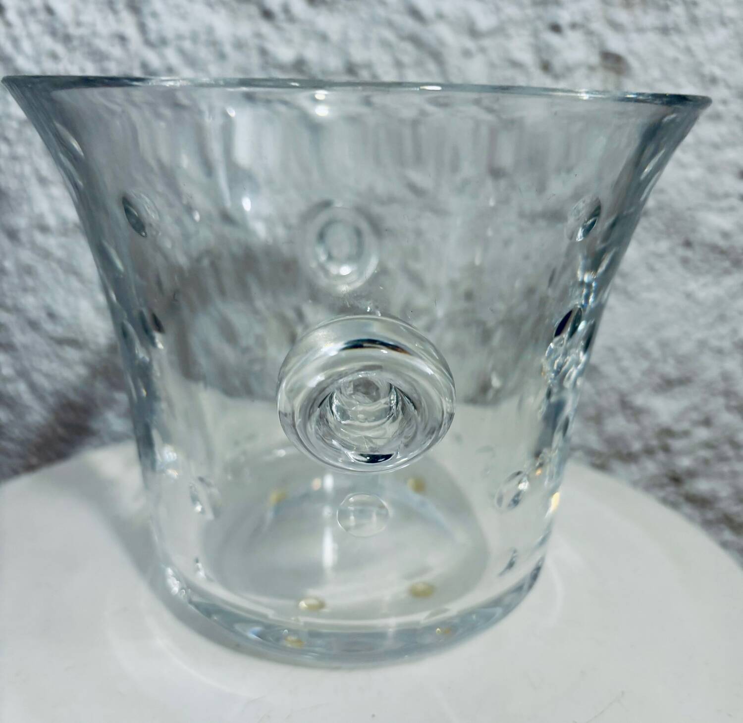 Saint Louis crystal ice bucket model Bubbles