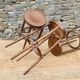 Trio de tabourets hauts de bistrot vintage