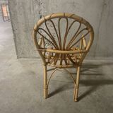 Child's rattan armchair