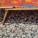 Vintage foldable camping camp bed