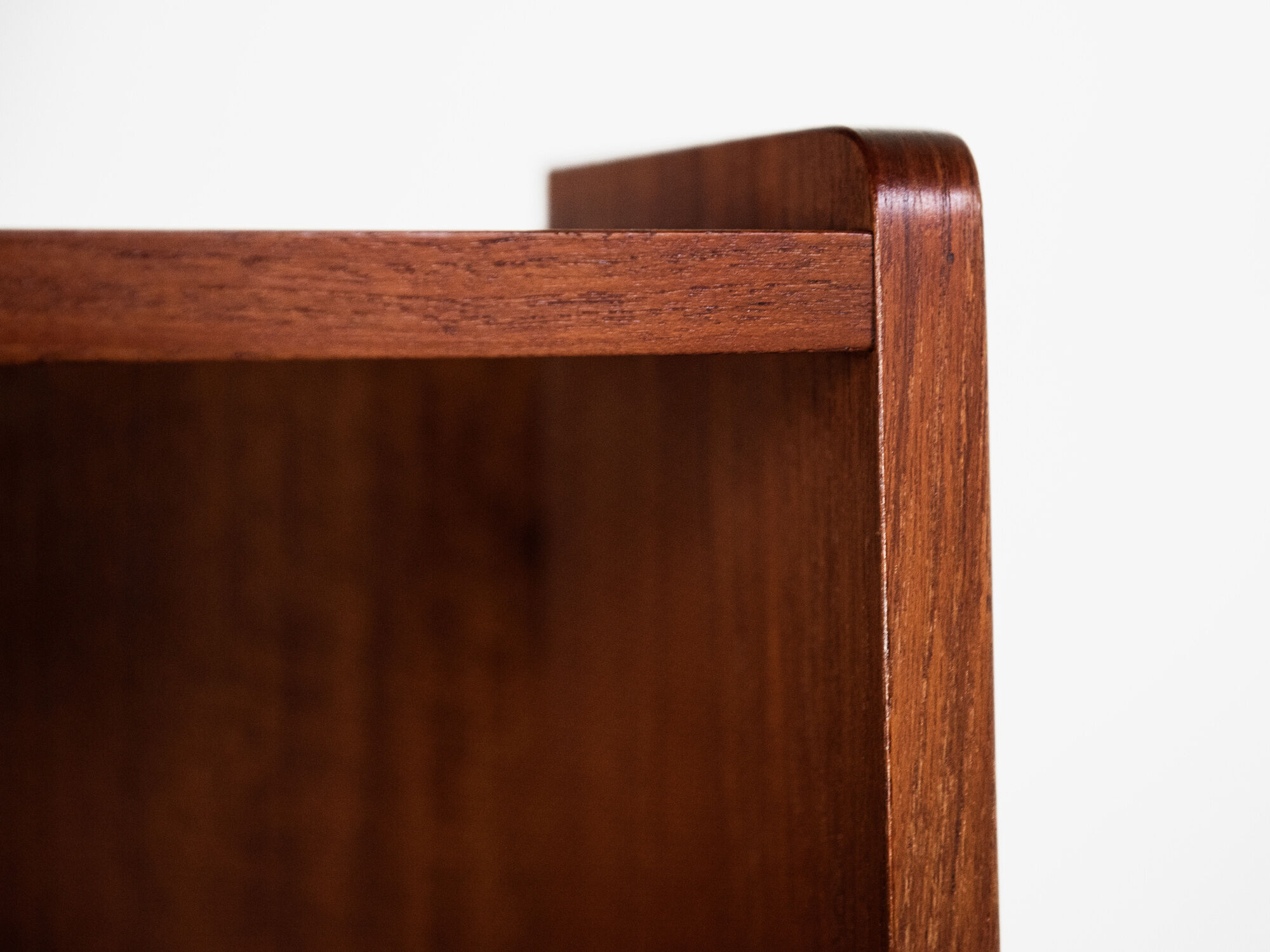 Midcentury Danish book shelf secretaire in teak by Nexø 1960s
