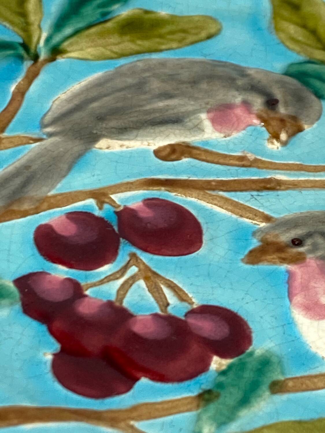 Sarreguemines majolica plates