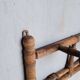 Bamboo style wooden wall coat hook ep 1940