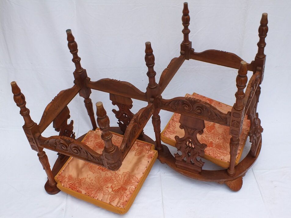 Seat two-seater said confidant - Italian work, late 19th century