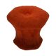 Pouf repose-pieds rond recouvert de peluche en forme de champignon vintage des années 60 et 70