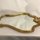 Miroir style baroque bois sculpté doré décoration vintage 45x70cm