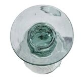 6 Gros Verres A Eau En Verre Vert Biot