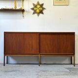 Teak Lowboard Chest of Drawers, Denmark 1960s/1970s, Mid-C, Vintage