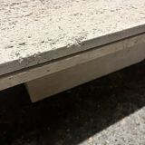 Italian travertine coffee table, mid-20th century 1970