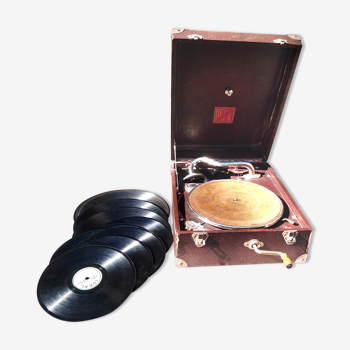 Portable Gramophone record player