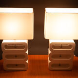 Paires de lampes de table par Jan des Bouvrie
