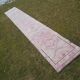 Vintage Turkish hallway rug 60x404 cm