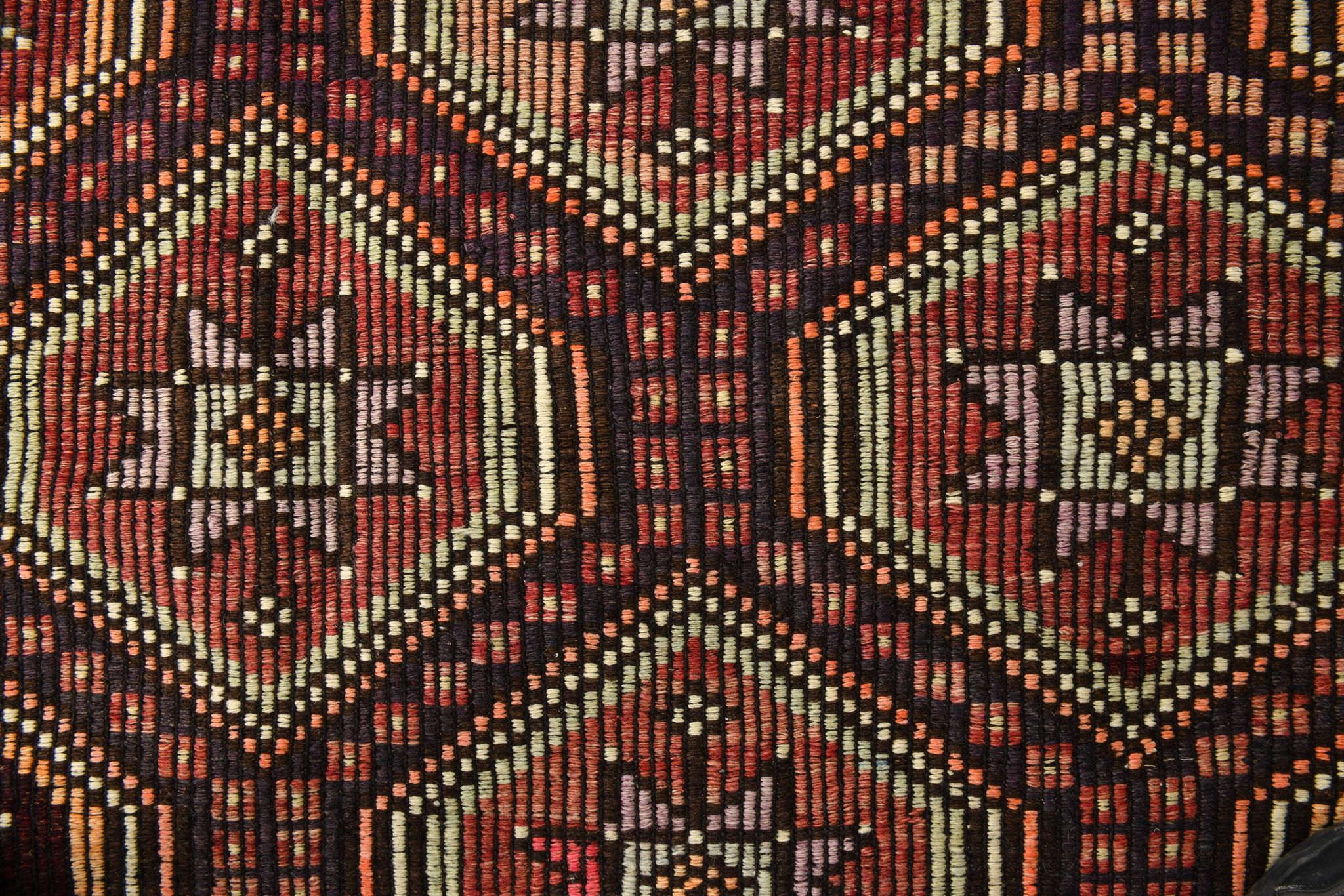 Red & Burgundy Handmade Antique Kilim Rug, 218x320Cm