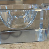 Pair of vintage crystal salerons