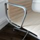 Eames office chair - EA 104 (similar to EA 108) beige fabric and aluminum