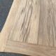 Small dining table, extendable Louis XV kitchen table, stripped oak.