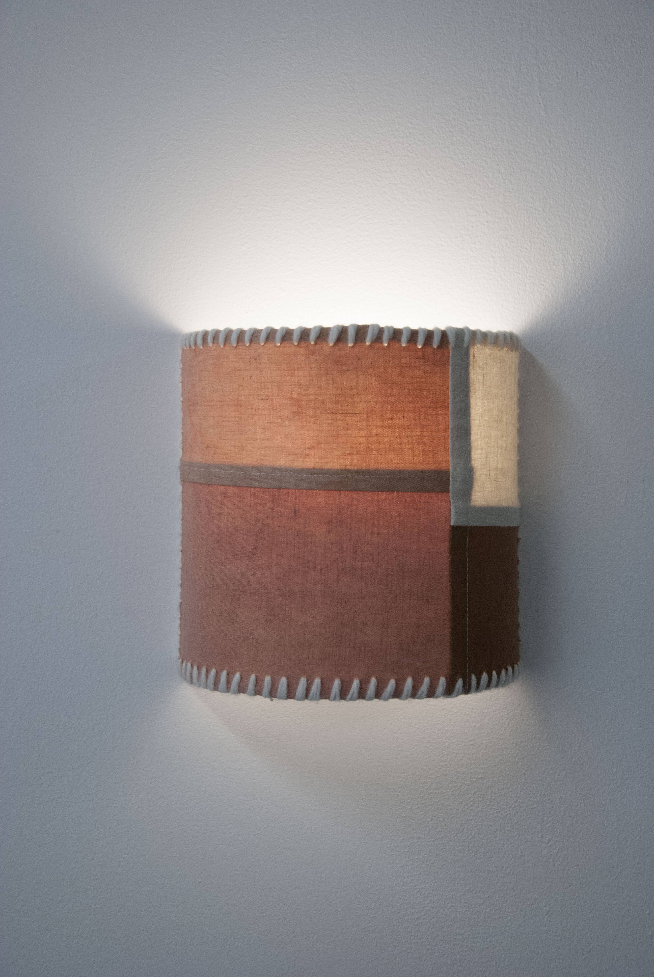 Large Rubia wall light - Shades of pinks and browns