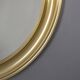 Vintage Italian Round Wall Mirror in Brass, 1970s