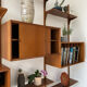 "Royal System" set of 4 teak columns, by Poul Cadovius 1970