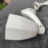 Pair of white opaline sconces early 20th century