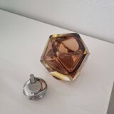 Murano Sommerso ashtray + table lighter set