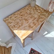 Bureau / Table d'appoint / Console en bois massif de style Louis-Philippe