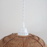 Rattan hanging lamp