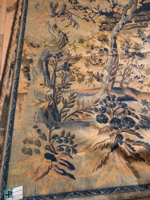 French tapestry verdure by jules pansu
