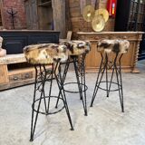 Set of 3 70s Bar Stools
