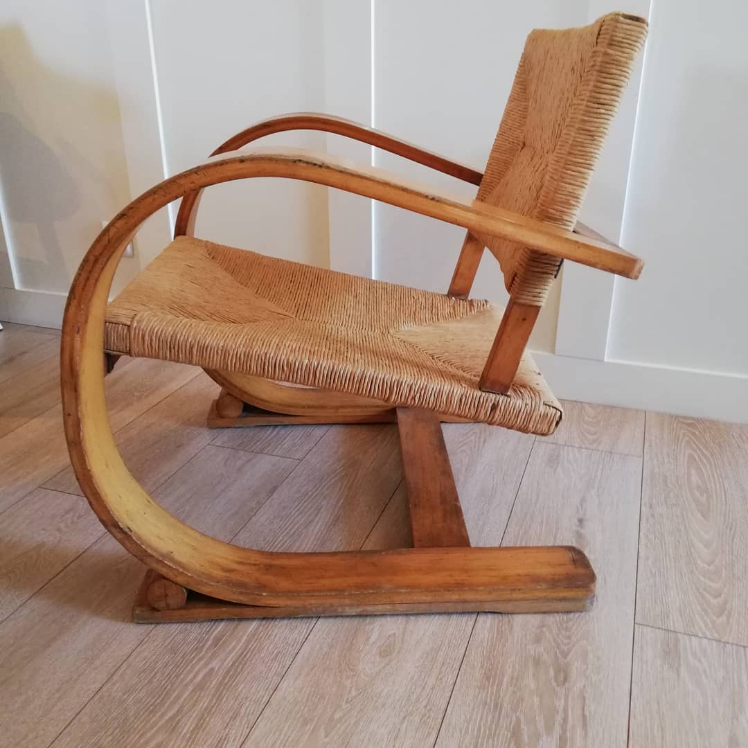 Art deco armchair by Vibo Vesoul