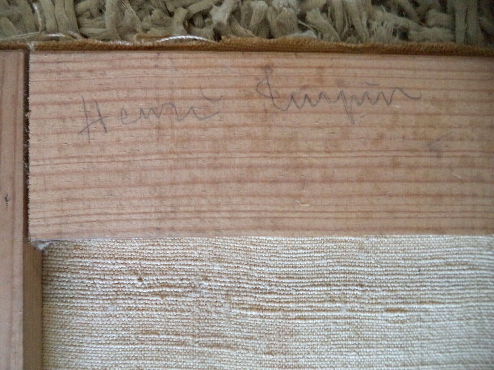 Old table oil on canvas 55x46cm