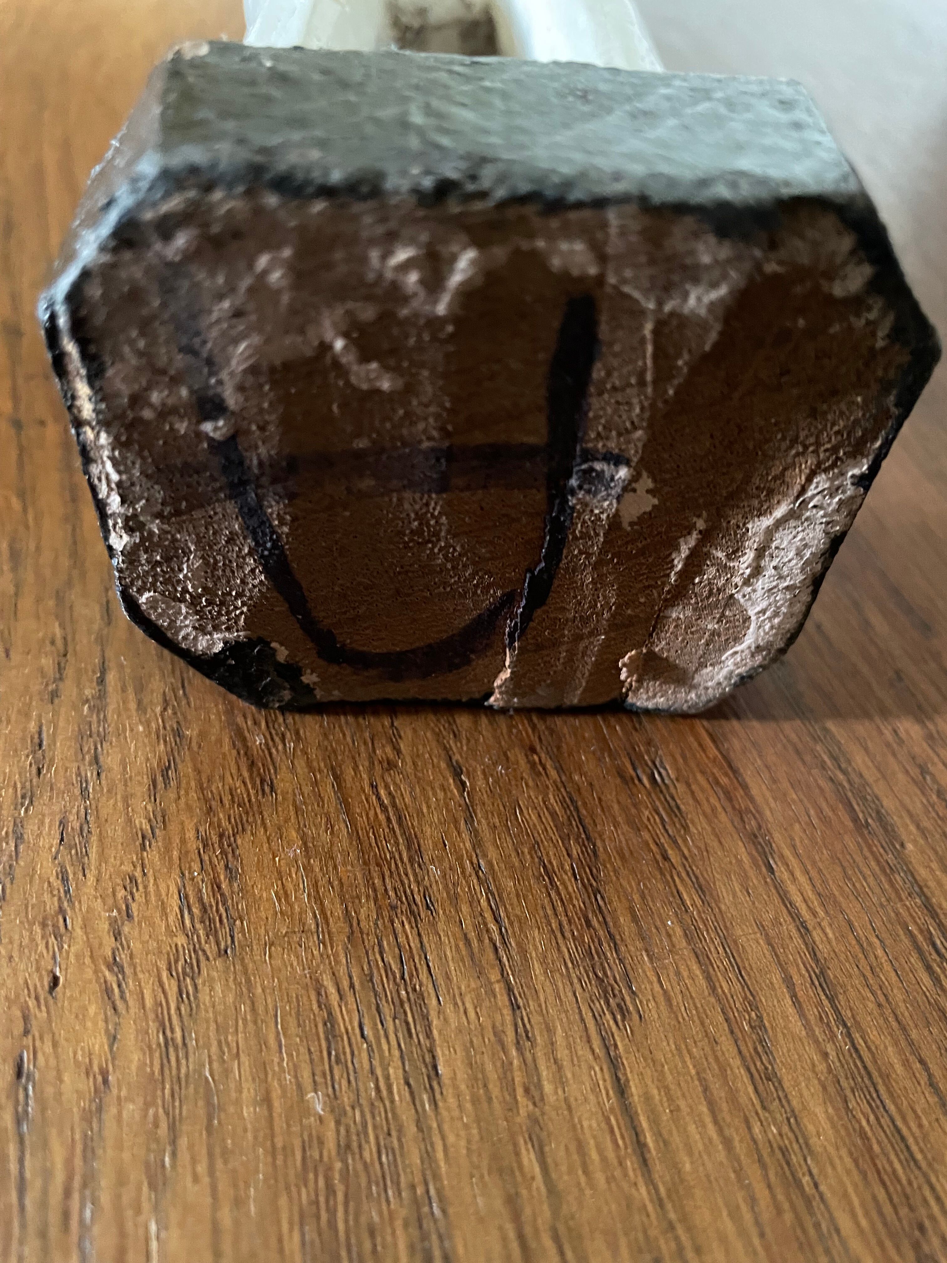 African settler wooden statuette