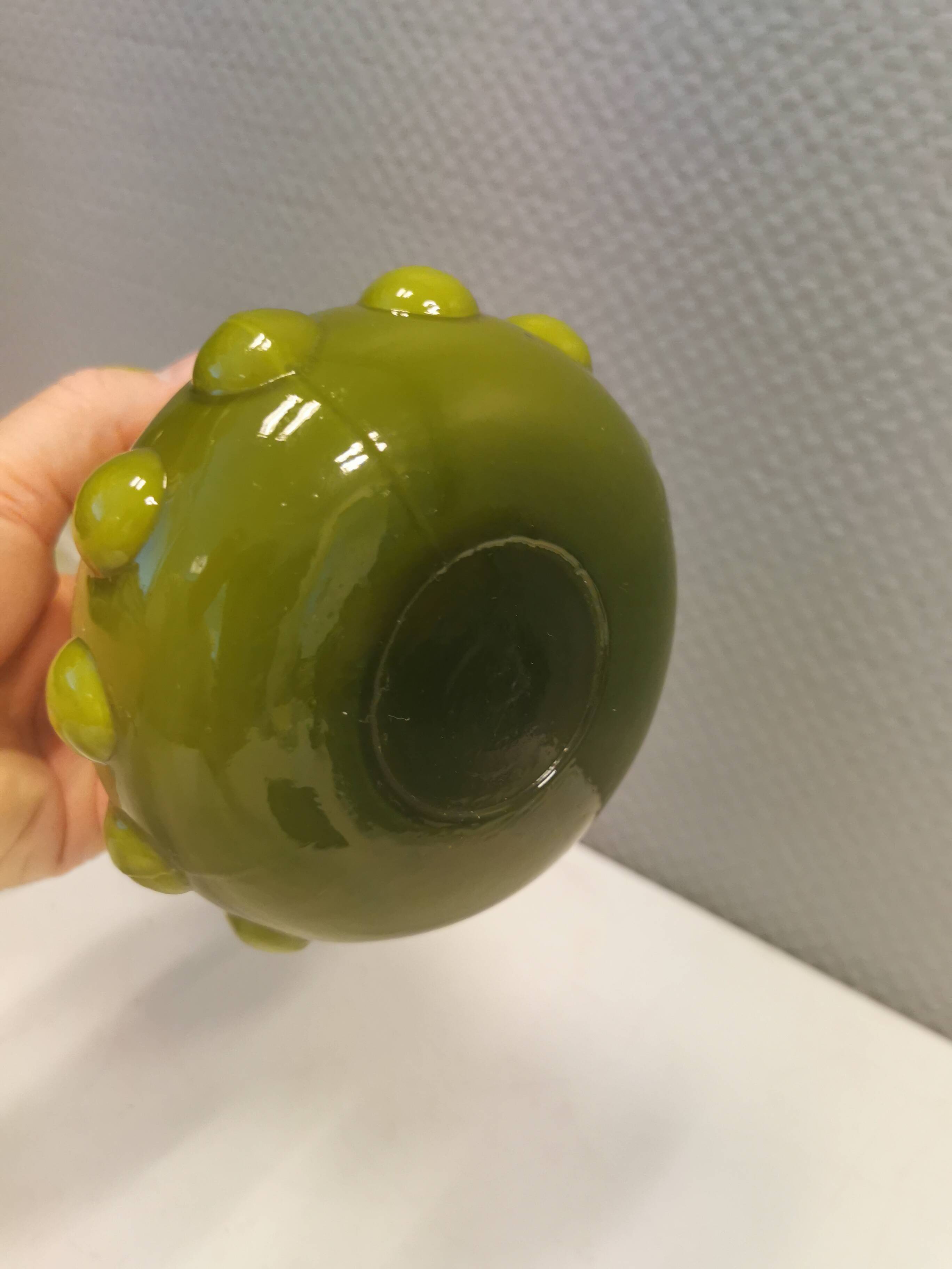 Vase de la verrerie suédoise flygsfors.