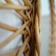 Rattan sun mirror 60s diameter 50cm
