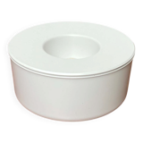 White melamine ashtray, mid-century Swedish design by Gunnar Larson for Gustavsberg, 1960s.