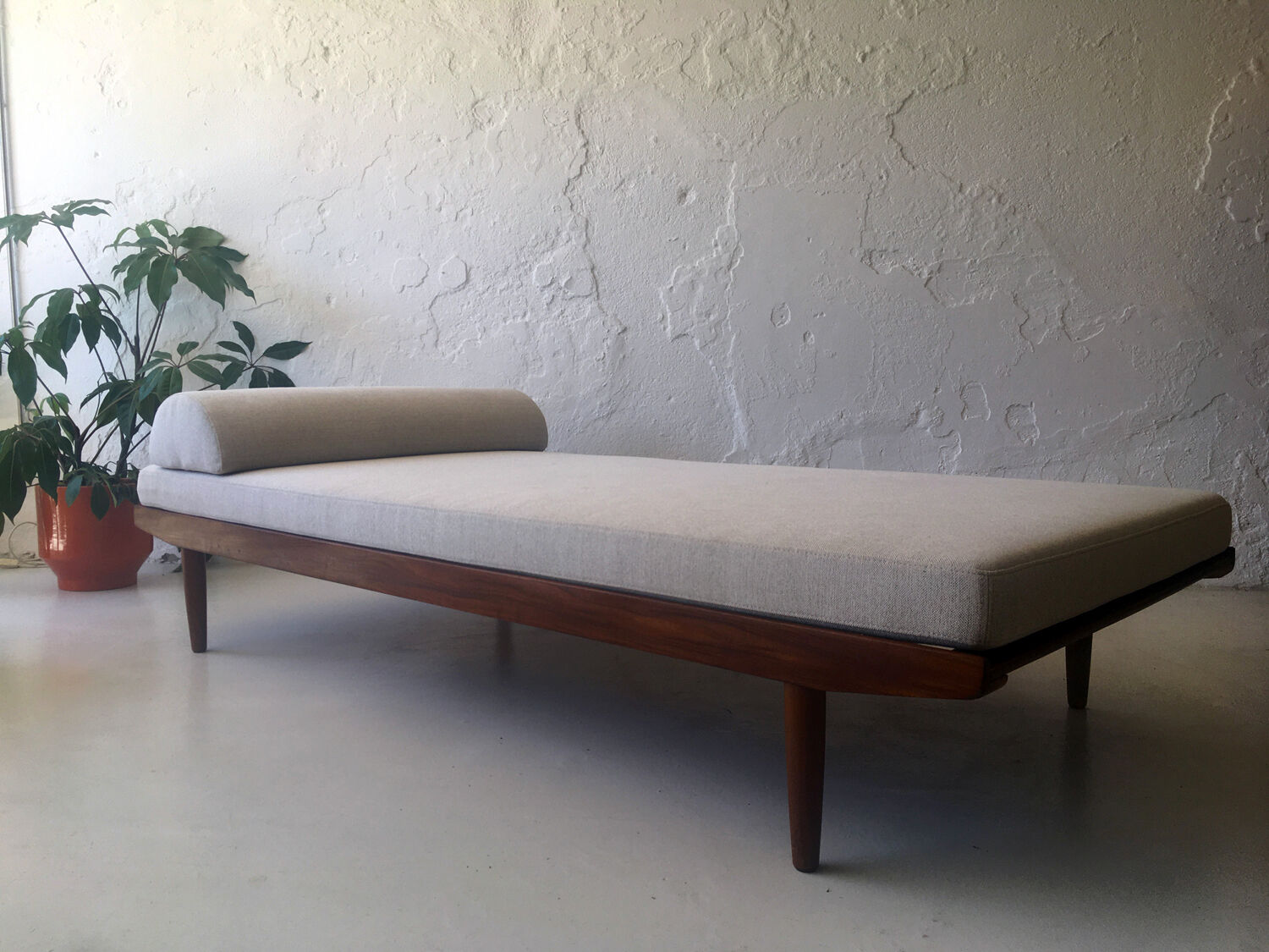 Danish teak daybed, 1960s
