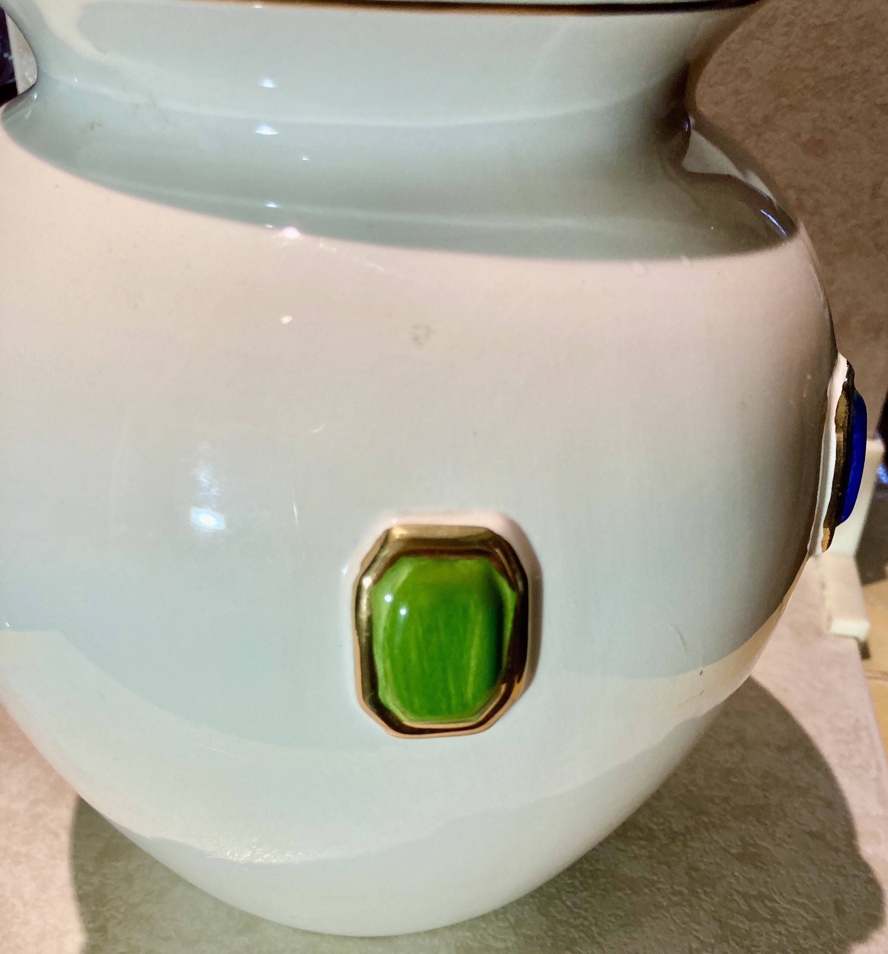 Large art deco modernist ceramic vase