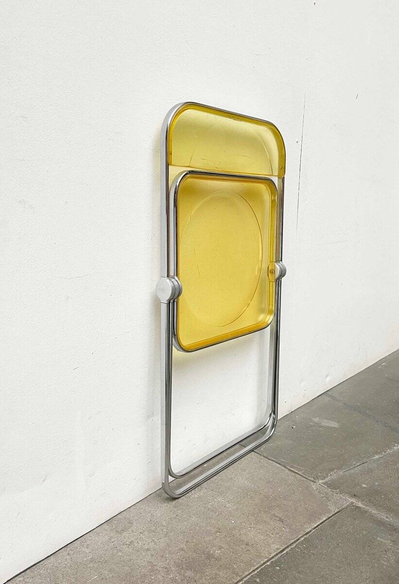 Folding Chair Model Plia Italian Mid-Century Modern Space by Giancarlo Piretti for Castelli, 1960s