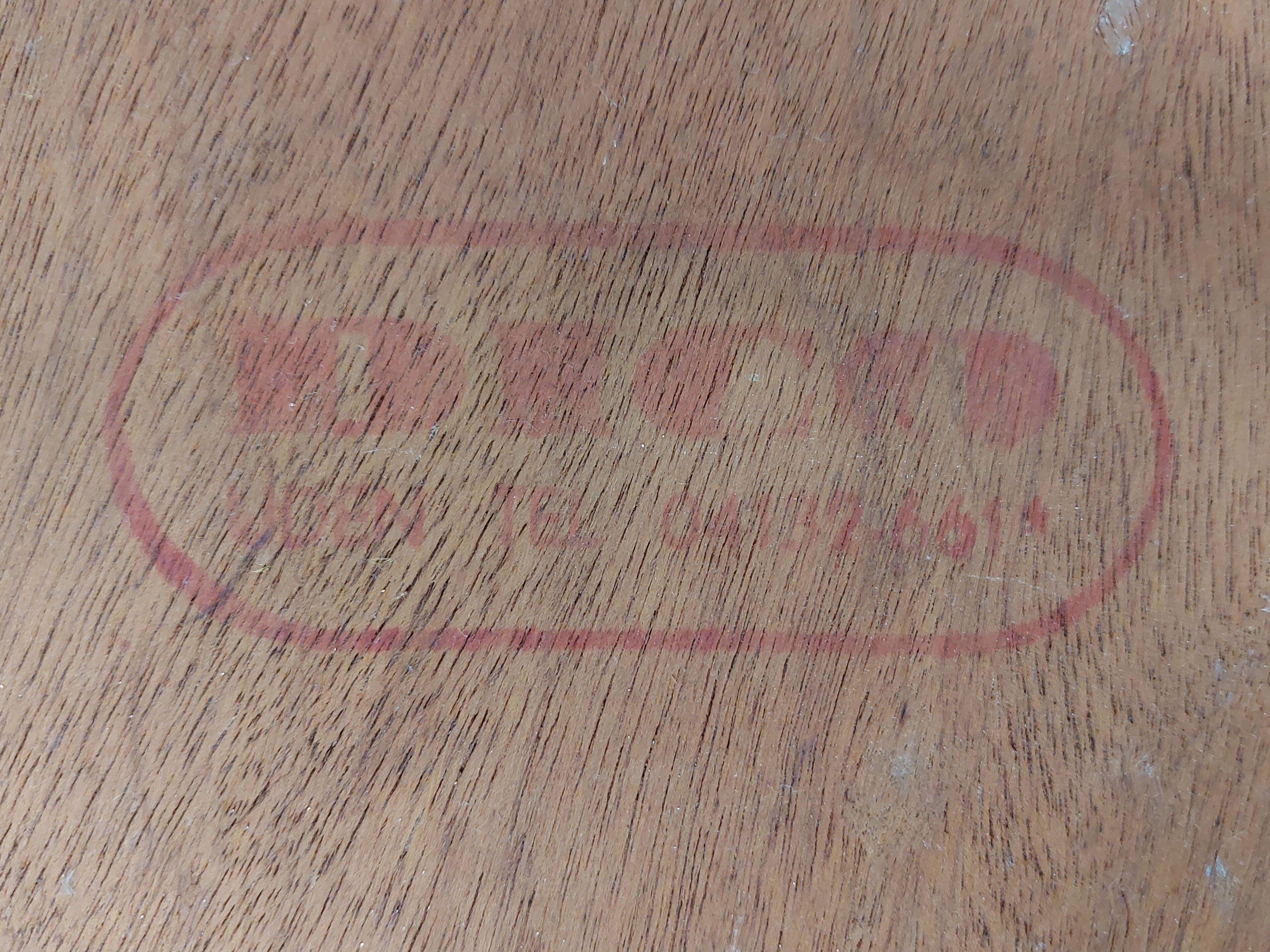 Set of 2 Room '56 chairs and sidetabe by Rob Parry for Dico, The Netherlands 1950's