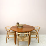 Vintage round extendable table