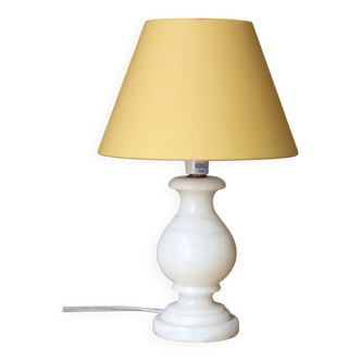 Pretty little onyx table lamp.