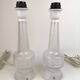 Pair of Kosta crystal table lamps, Sweden, 1960s