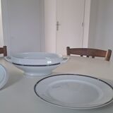 Soup tureen + Haviland plate