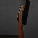 Modern vintage Scandinavian chairs in rosewood and black leather from the mid-century by Bramin, set of 3.