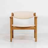 Rare easy chair by Jørgen Bækmark for FDB Møbler