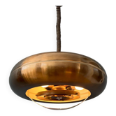 Vintage 'Copper' UFO space age pendant lamp